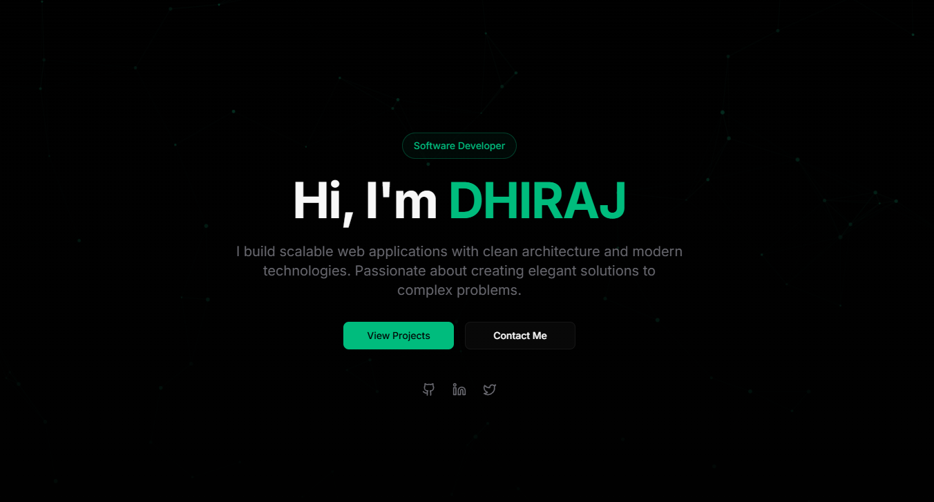 DHIRAJ | Software Developer